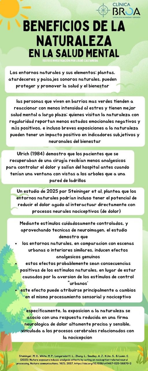 Beneficios de la naturaleza en la salud mental y el dolor 1 naturaleza