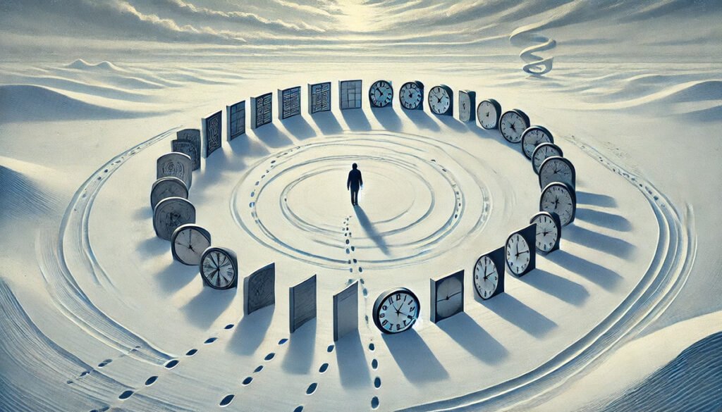 Desde pequeños aprendemos a pensar el tiempo como una línea: pasado, presente, futuro. Una flecha que va hacia adelante. Sin embargo, la experiencia emocional del tiempo funciona de otra forma. Se organiza en ciclos, repeticiones, retornos.