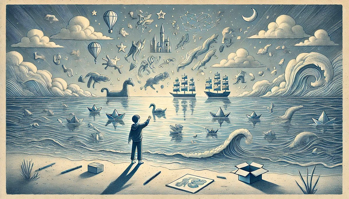 La infancia es un territorio donde la imaginación transforma lo cotidiano en aventura.